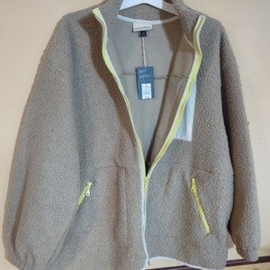 Universal Thread Women's Sherpa Zip-Up Jacket, NWT